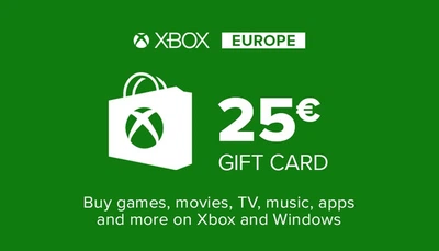 Xbox Gift Card 25€ (Euro area) - Europe