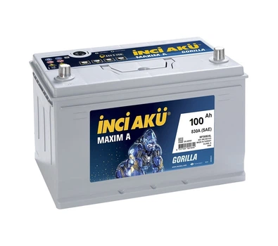 Автомобільний акумулятор Inci Aku MaximaA Asia 100Ah/830A R+ (306 х 175 х 224)