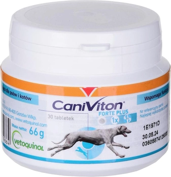 Tabletki na stawy dla psów VETOQUINOL CaniViton Forte Plus 66g (DLZVEOPLP0003)