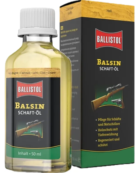 Масло для догляду за деревом Ballistol Balsin Світло-коричневе 50мл