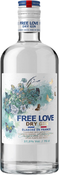 Джин Free love 0.7 л 37.5% (3701312800100)