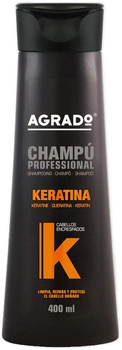 Професійний шампунь Agrado Keratina для кучерявого волосся 400 мл (8433295051662)