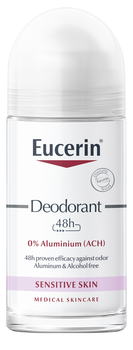 Дезодорант Eucerin без алюмінію для чутливої шкіри 50 мл (4005800160974)