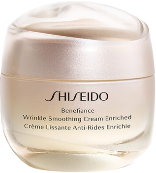 Крем для обличчя Shiseido Benefiance Wrinkle Smoothing Cream Enriched Живильний Розгладжуючий 50 мл (768614149545)