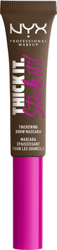 Туш для брів NYX Professional Makeup Thick it Stick що надає густости 06 Brunette 7 мл (800897129934)