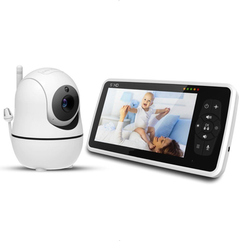 Беспроводная видеоняня Baby Monitor SM-953B с большим 5-дюймовым монитором для родителей