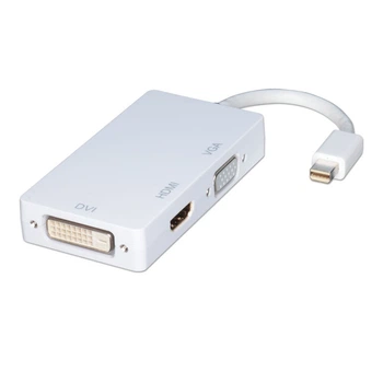 Адаптер (конвертер) Mini DisplayPort(M) на DVI(F)/HDMI(F)/VGA(F), 0.15m