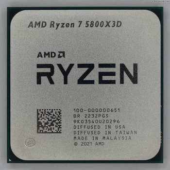 Процесор AMD Ryzen 7 5800X3D (100-000000651) (Socket AM4, 16T, 4.5 ГГц, Tray) Б/в