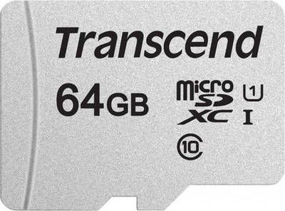 Карта памяти Transcend 64GB microSDXC UHS-I 300S TS64GUSD300S (FFSDTR02058)