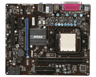 Материнська плата MSI GF615M-P33 (GF615M-P33) (Socket AM3, NVIDIA nForce 430 MCP, Micro-ATX) Б/в