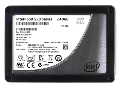 Накопичувач SSD Intel Sata 2.5" 520 Series 240Gb (SSDSC2CW240A3) ((SSDSC2CW240A3)) Б/в