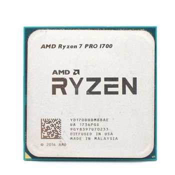 Процессор AMD Ryzen 7 PRO 1700 (YD170BBBM88AE) ((YD170BBBM88AE) (Socket AM4, 16T, 3.8 ГГц, Tray) Б/у