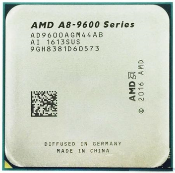 Процесор AMD A8-9600 (AD9600AGM44AB) (Socket AM4, 4T, 3.4 ГГц, Tray)
