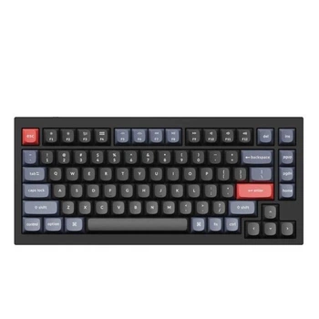 Клавиатура Keychron Q1 QMK HotSwappable Gateron Phantom Red RGB Knob Black (Q1M1_KEYCHRON)