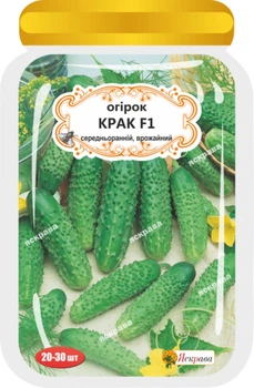 Насіння Яскрава Огірок Крак F1 25 шт (37120)