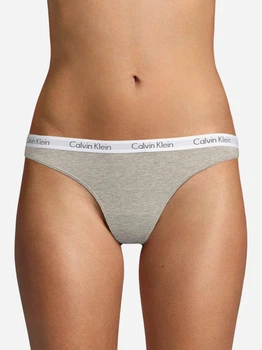 Набір трусиків танга жіночих бавовняних Calvin Klein Underwear 675116137 XL 3 шт Різні кольори (1159784228)