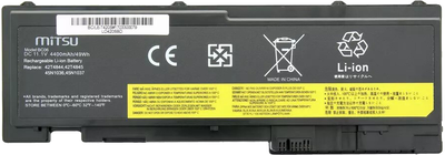 Bateria Mitsu do laptopów Lenovo ThinkPad T420s 11,1 V 4400 mAh (5BM241-BC/LE-T420S)