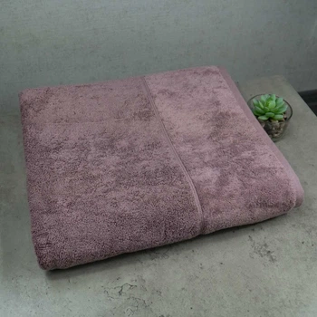 Большое банное полотенце махровое GM Textile 100x150 см Премиум качества Milado 550 г/м2 (Пепельный)