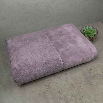 Полотенце для лица и рук махра/велюр GM Textile 40x70см Премиум качества Milado 550г/м2 (Виноградный)