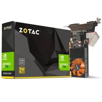 Видеокарта ZOTAC GeForce GT 710 2GB DDR3 Low Profile (ZT-71310-10L)