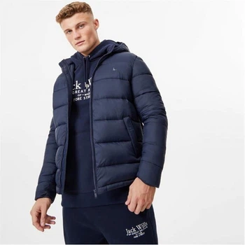 Куртка Jack Wills Kershaw Hooded Puffer Navy, S (44) (11745420)