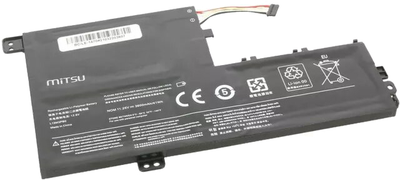 Акумулятор Mitsu для ноутбуків Lenovo Flex 4 1470 11.25 V 3600 mAh (5BM340) (5903050376949)