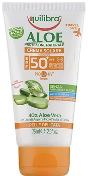 Солнцезащитный крем Equilibra Aloe SPF50+ UVA UVB 75 мл (8000137014514)