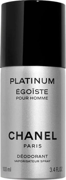 Дезодорант для чоловіків Chanel Egoiste Platinum 100 мл (3145891249309)