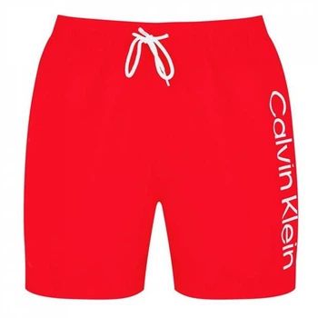 Шорти Calvin Klein Large Logo Swim Red, S (44) (11804216)