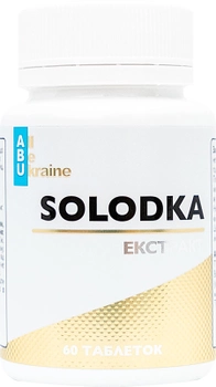 Екстракт кореня солодки All Be Ukraine Solodka 60 таблеток (4820255570839)