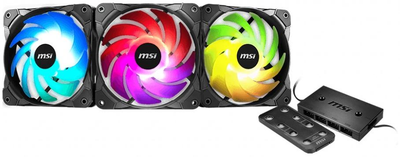 Кулер MSI Rainbow Fan Pack (306-7G09F02-W57) Б/в