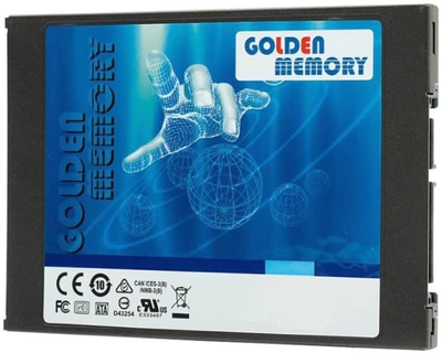 Накопичувач SSD Golden Memory Sata 2.5 480Gb, G300, SATA3, 2.5', MLC (AV480CGB)