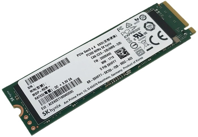 Накопичувач SSD Hynix M.2 NVMe 512GB SK (HFM512GDJTNI-82A0A)