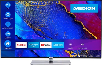 Телевизор 42.5" MEDION X14360 4K Ultra HD Android Smart TV 50 Гц Dolby Vision Over Stоск