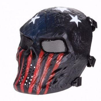 Шикарный шлем для страйкбола, лыжная маска, спортивная маска, пейнтбол, Америка (BG)