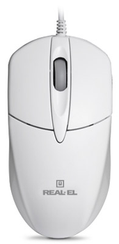 Мышь REAL-EL RM-211 White USB