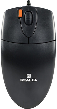 Мышь REAL-EL RM-220 Black USB