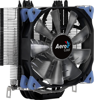 Кулер процессорный AeroCool Verkho 5 Dark (ACTC-NA30510.01), Intel:2066/2011/1200/1156/1155/1151/1150/775, AMD:AM4/AM3+/AM3/AM2+/AM2/FM2/FM1, 156.5х123х73, 4-pin