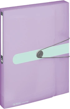 Папка-бокс на резинке Herlitz Pastel А4 4 см Lilac (11408994)