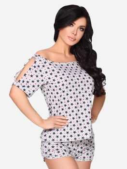 Piżama (T-shirt + spodenki) LivCo Corsetti Fashion Mareike LC 55122 L/XL Szary (5903050365646)