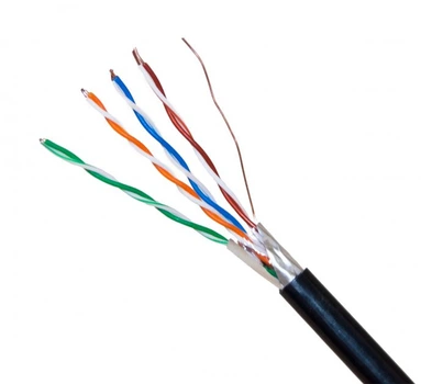 Кабель Dialan FTP (зовнішній) Cat 5e (4 кручені пари, екран) мідь 10 м