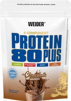 Протеїн Weider 80 Plus 500 г Шоколад (4044782301159)
