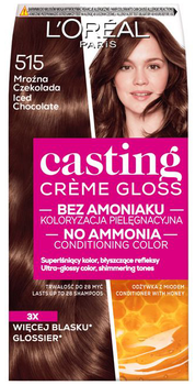 Farba do włosów L'Oreal Paris Casting Creme Gloss 515 Frost Chocolate 180 ml (3600521125625)