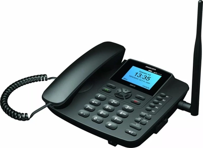 Telefon stacjonarny Maxcom MM41D Comfort 4G (MAXCOMMM41D4G) Czarny