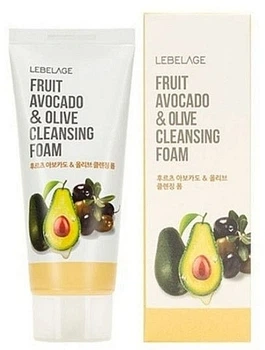 Пенка для умывания с экстрактом авокадо и оливок - Lebelage Fruit Avocado & Olive Cleansing Foam 100ml (1162775-109657)