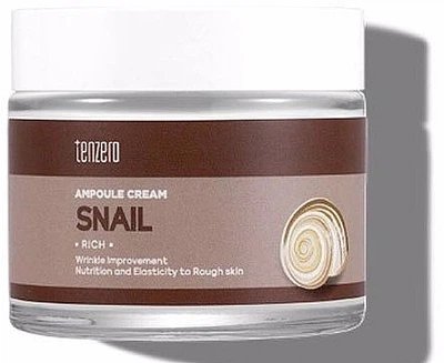 Ампульный крем для лица с улиткой - Tenzero Rich Snail Ampoule Cream 70g (969852-1231095-2)