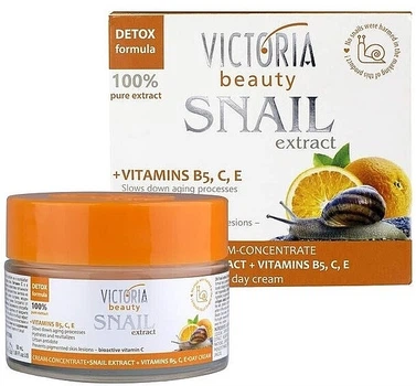 Крем-концентрат с экстрактом улитки + витамины В5, С, Е - Victoria Beauty Snail Extract Cream-Concentrate 50ml (50ml) (1020137-1351542-2)