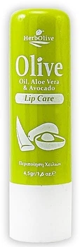 Бальзам для губ с алоэ вера и авокадо - Madis HerbOlive Lip Care 4.5g (1212344-131280)