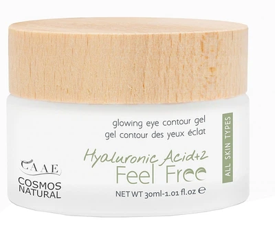 Крем для контура глаз с гиалуроновой кислотой - Feel Free Hyaluronic Acid + Z Glowing Eye Contour Gel 30ml (1195669-120459)
