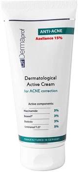 Дерматологический крем-актив - Dr. Dermaprof Anti-Acne Dermatological Active Cream For Acne Correction 200ml (1163646-108002)